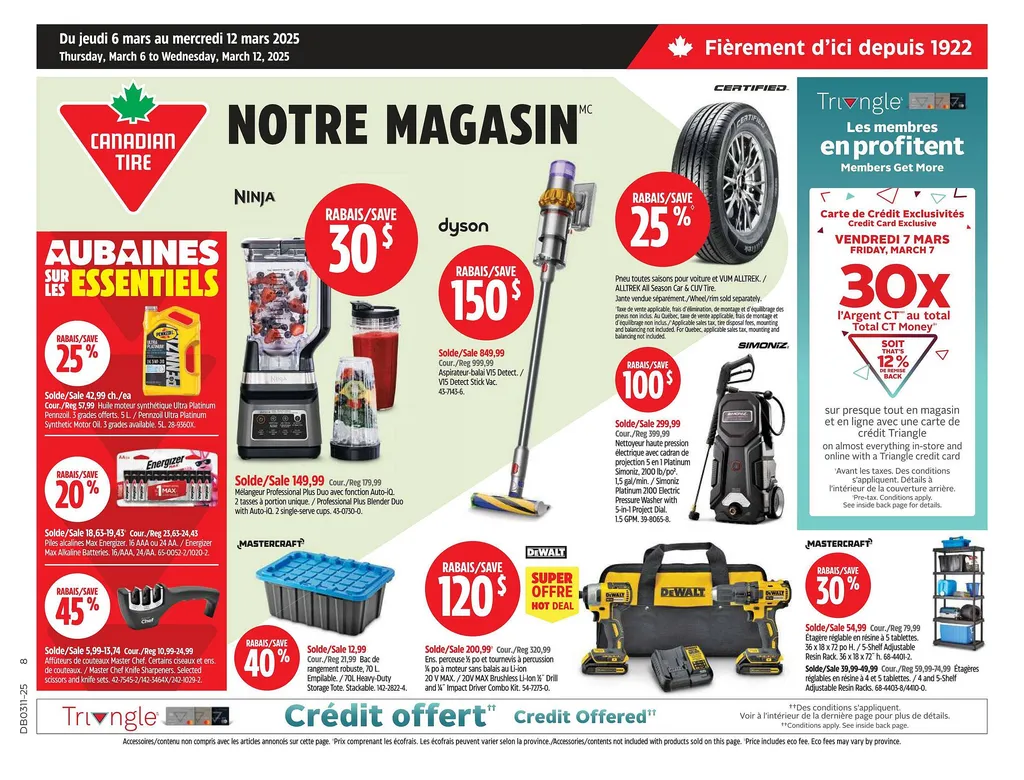 Canadian Tire flyer from Mar 6, 2025