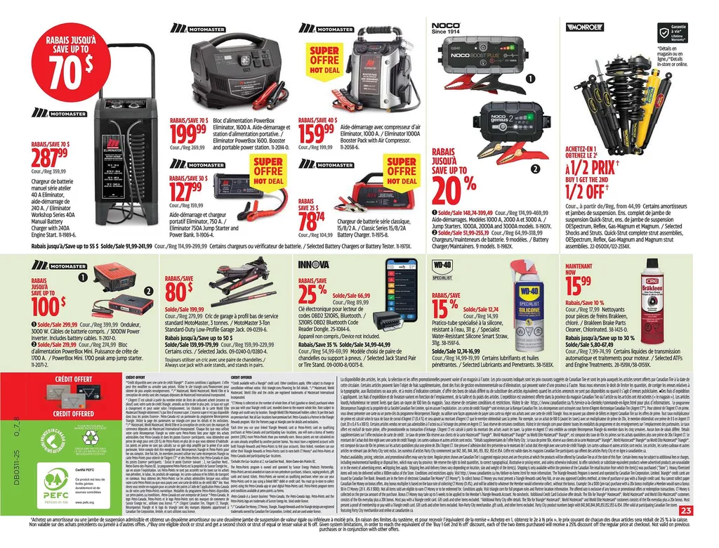 Canadian Tire flyer from Mar 6, 2025