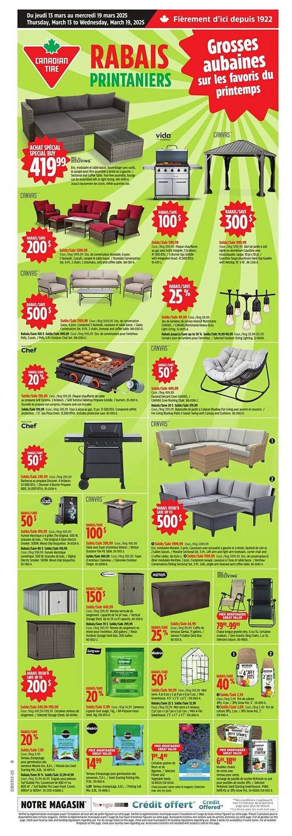 Canadian Tire flyer from Mar 13, 2025