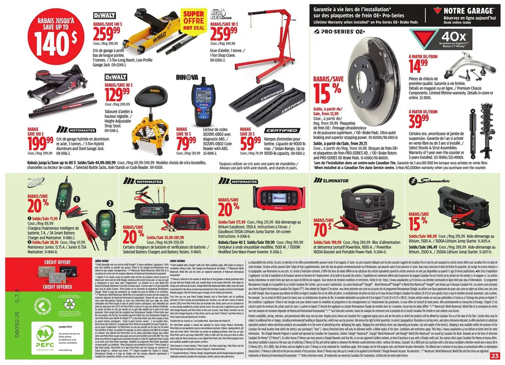 Canadian Tire flyer from Mar 13, 2025