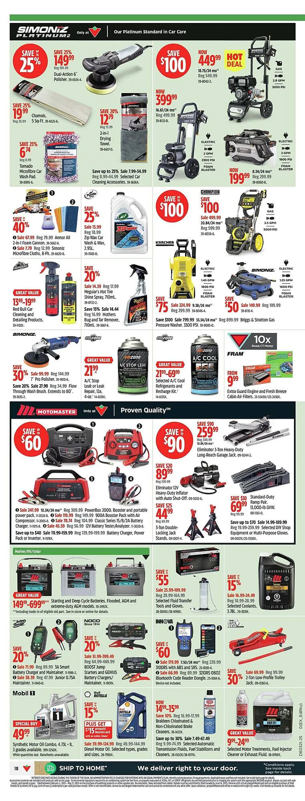 Canadian Tire weekly flyer