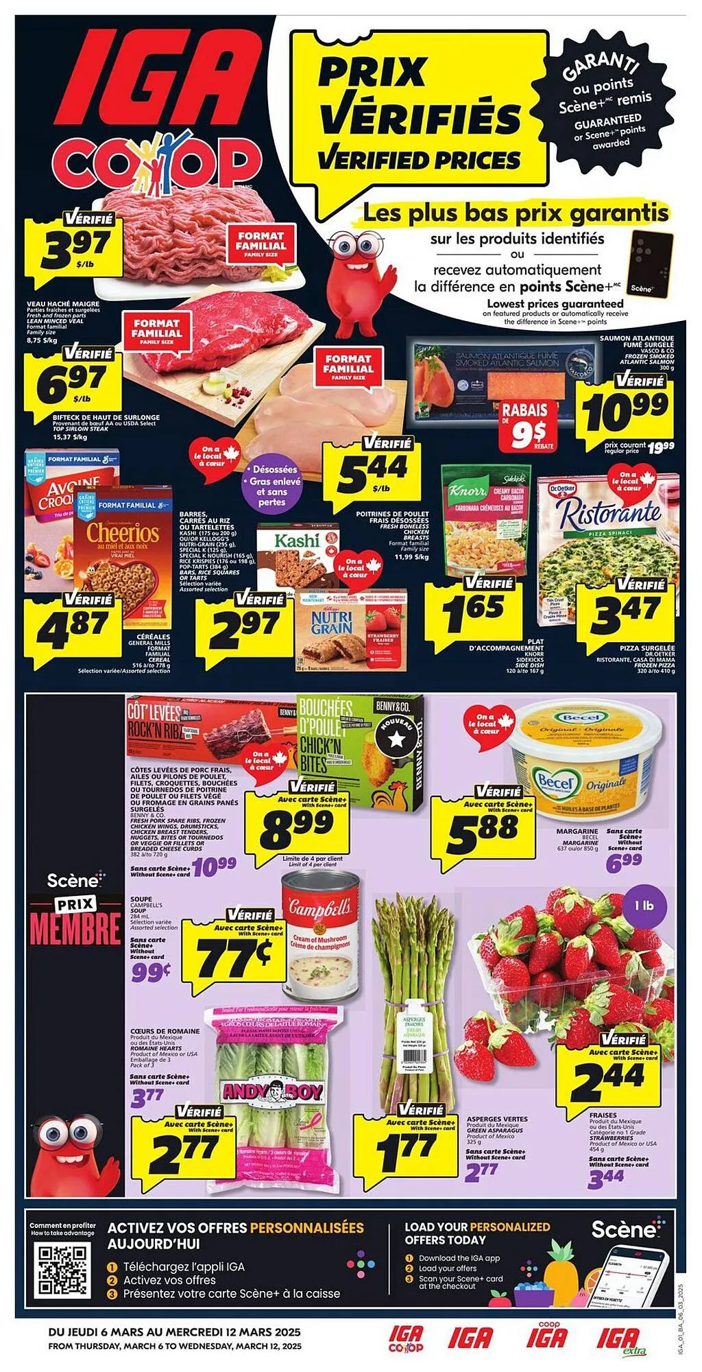 IGA flyer from Mar 6, 2025