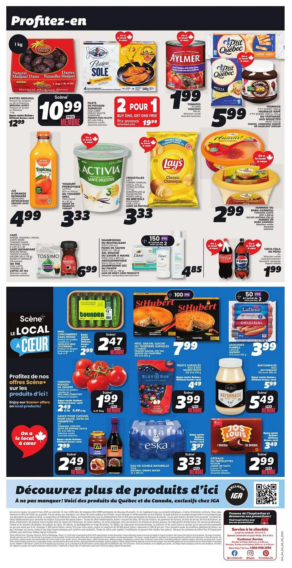 IGA flyer from Mar 6, 2025