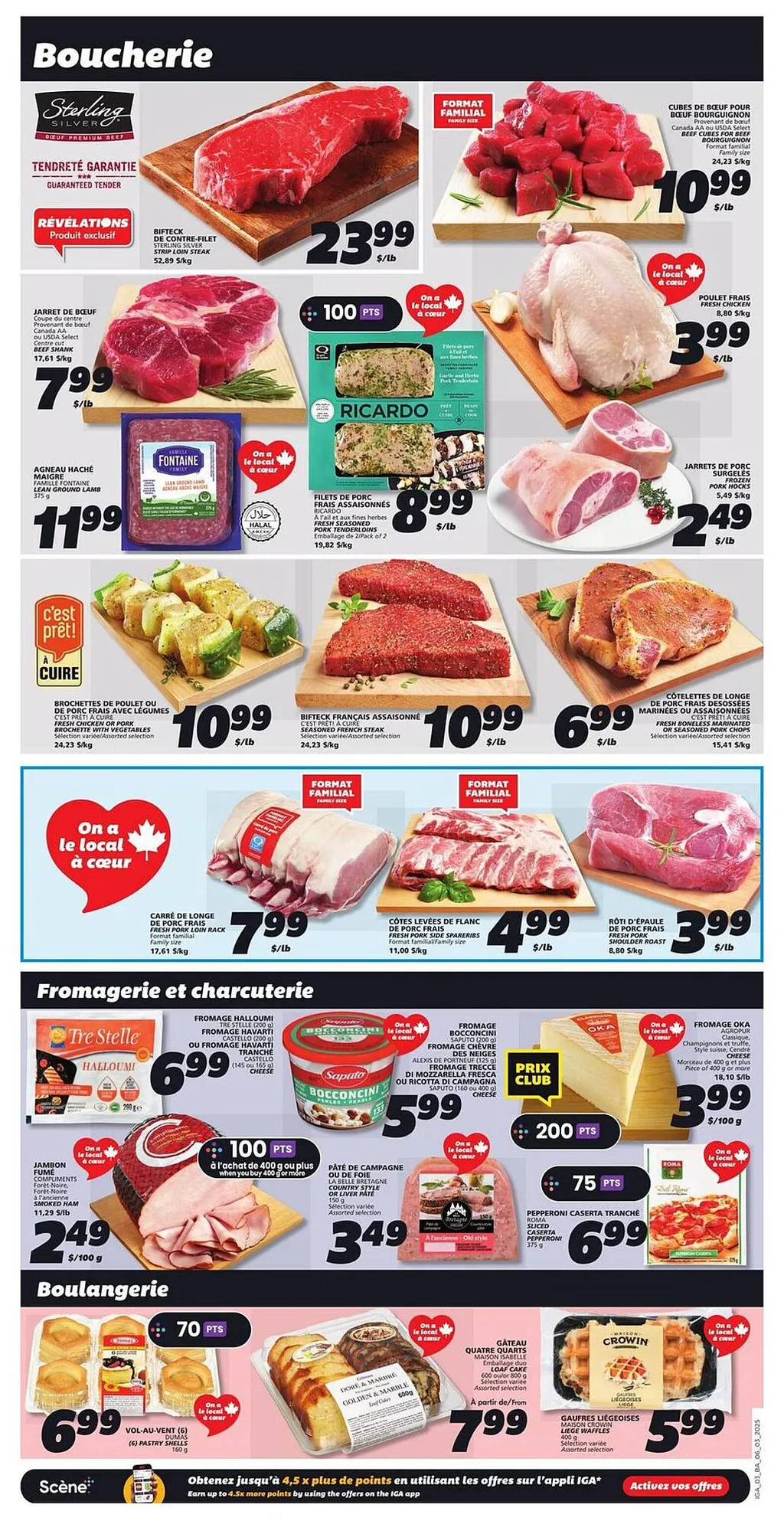 IGA flyer from Mar 6, 2025