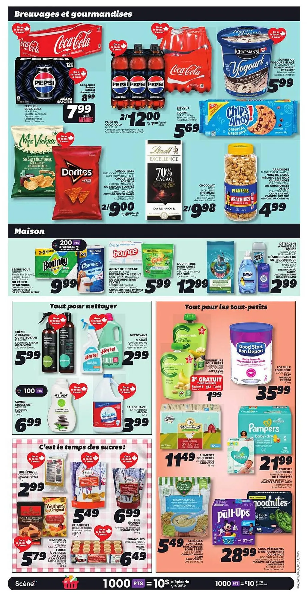 IGA flyer from Mar 6, 2025