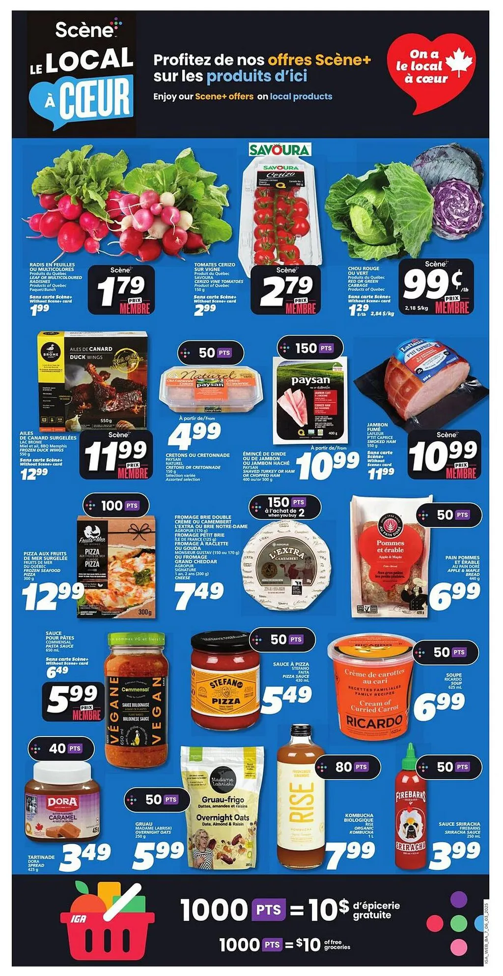 IGA flyer from Mar 6, 2025