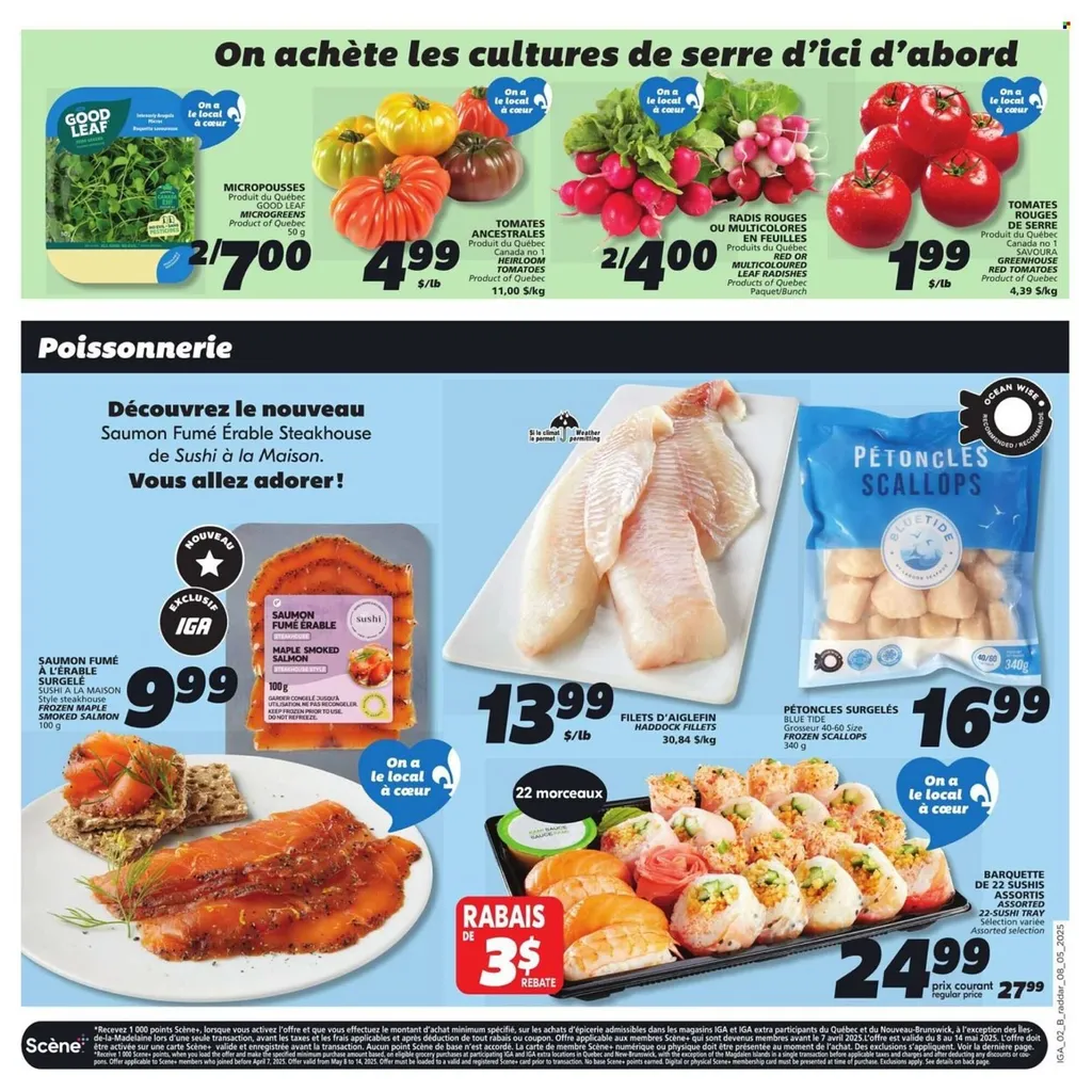 IGA flyer