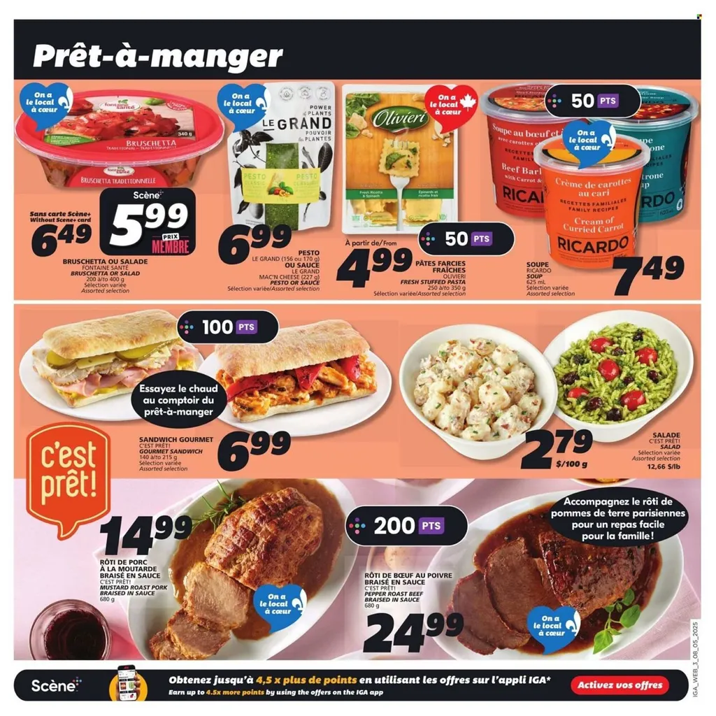 IGA flyer