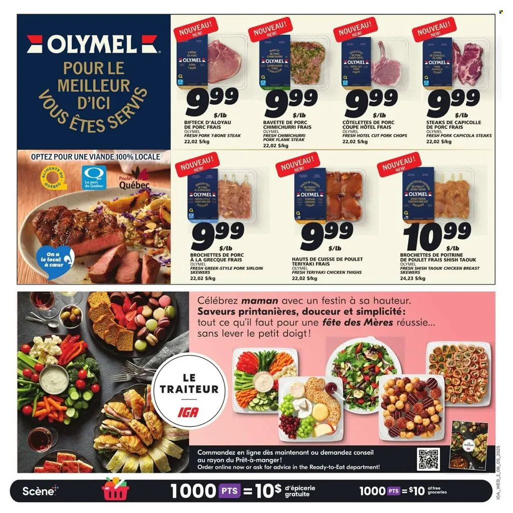 IGA flyer