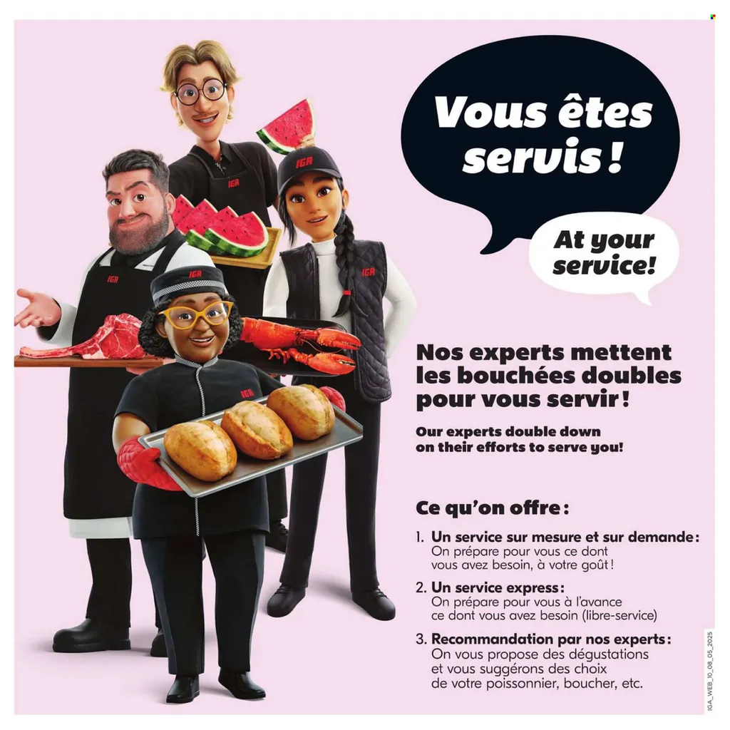 IGA flyer
