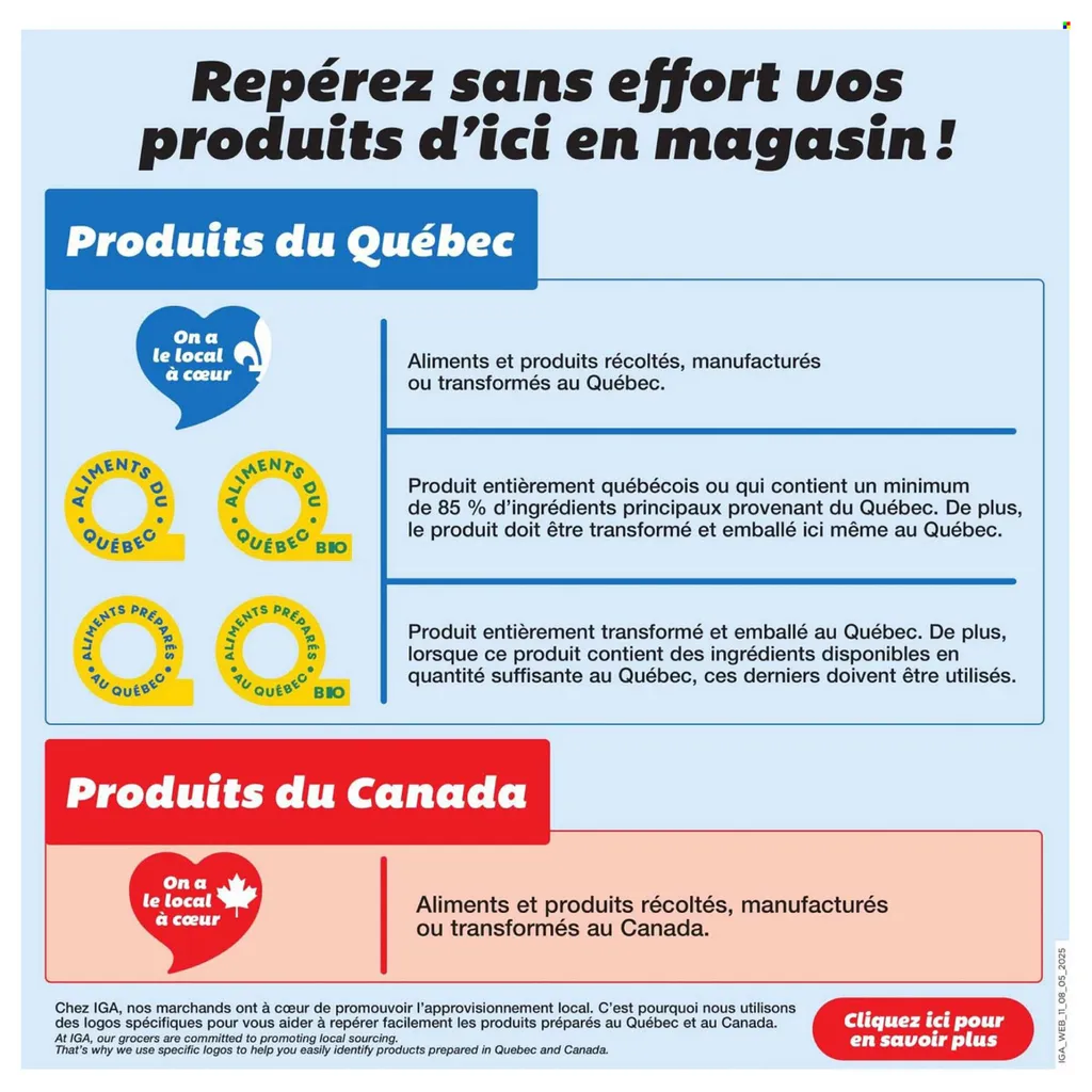 IGA flyer