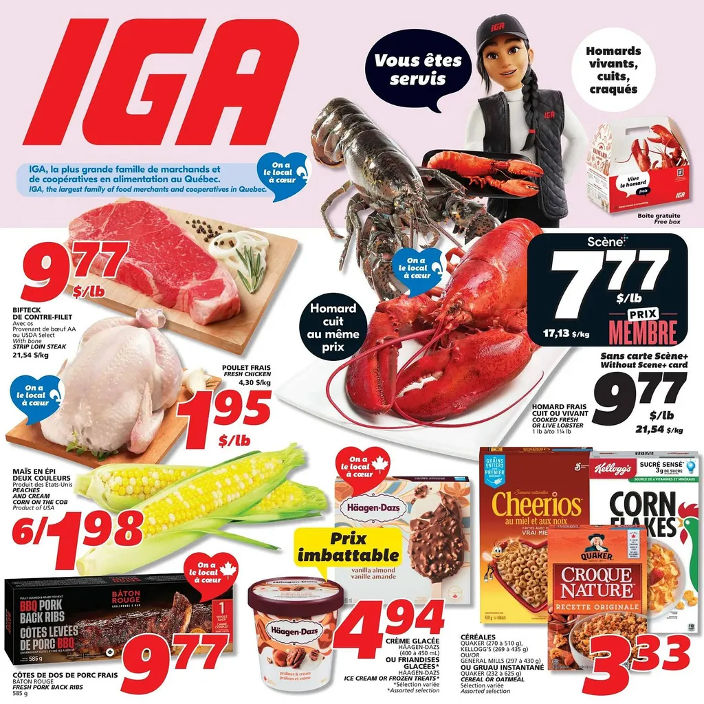 IGA flyer
