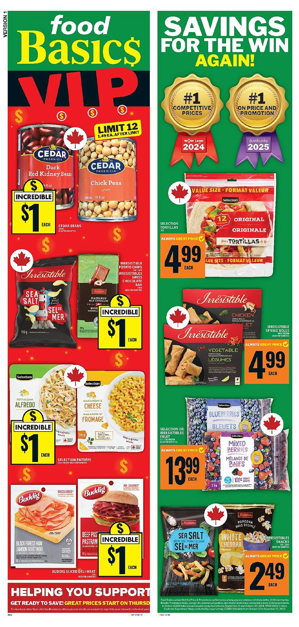 Food Basics flyer from Mar 6, 2025