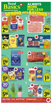 Food Basics flyer from Mar 13, 2025