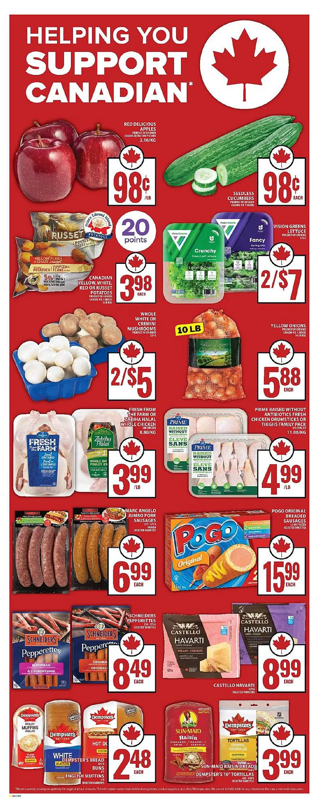 Food Basics flyer from Mar 13, 2025