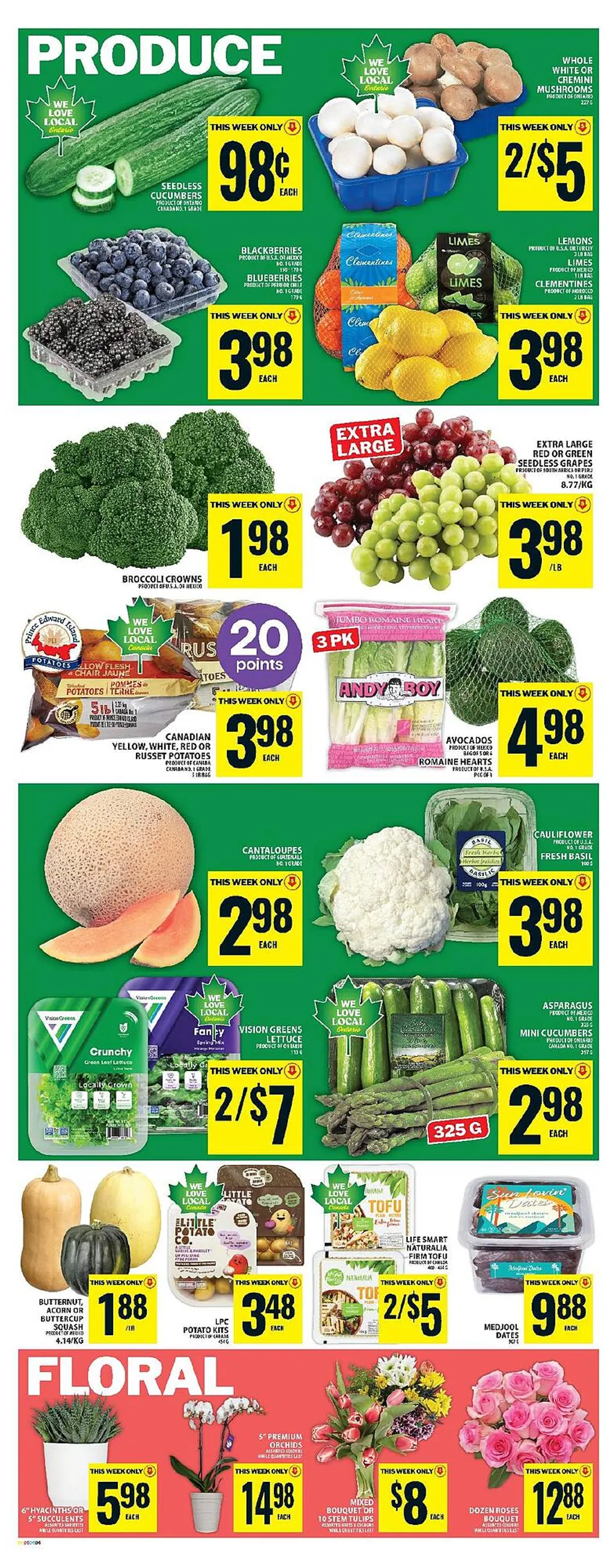 Food Basics flyer from Mar 13, 2025