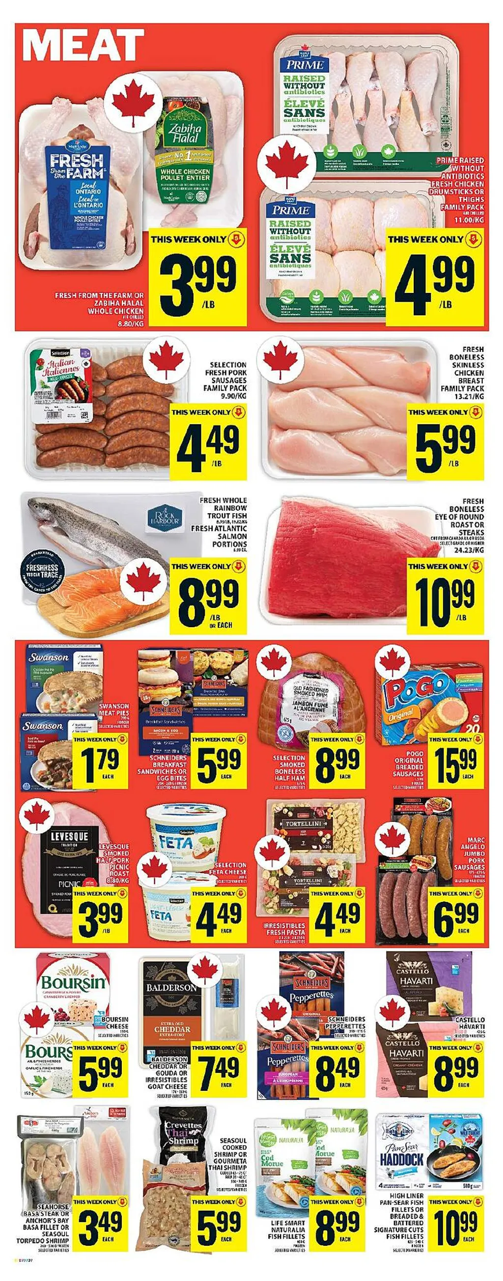 Food Basics flyer from Mar 13, 2025