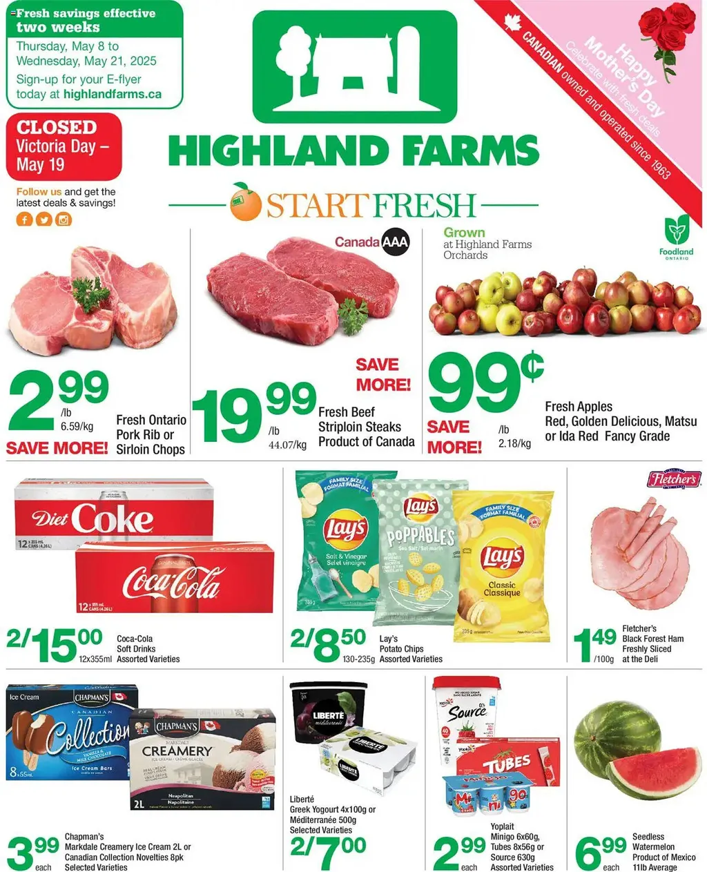 Highland Farms flyer