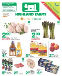 Highland Farms flyer