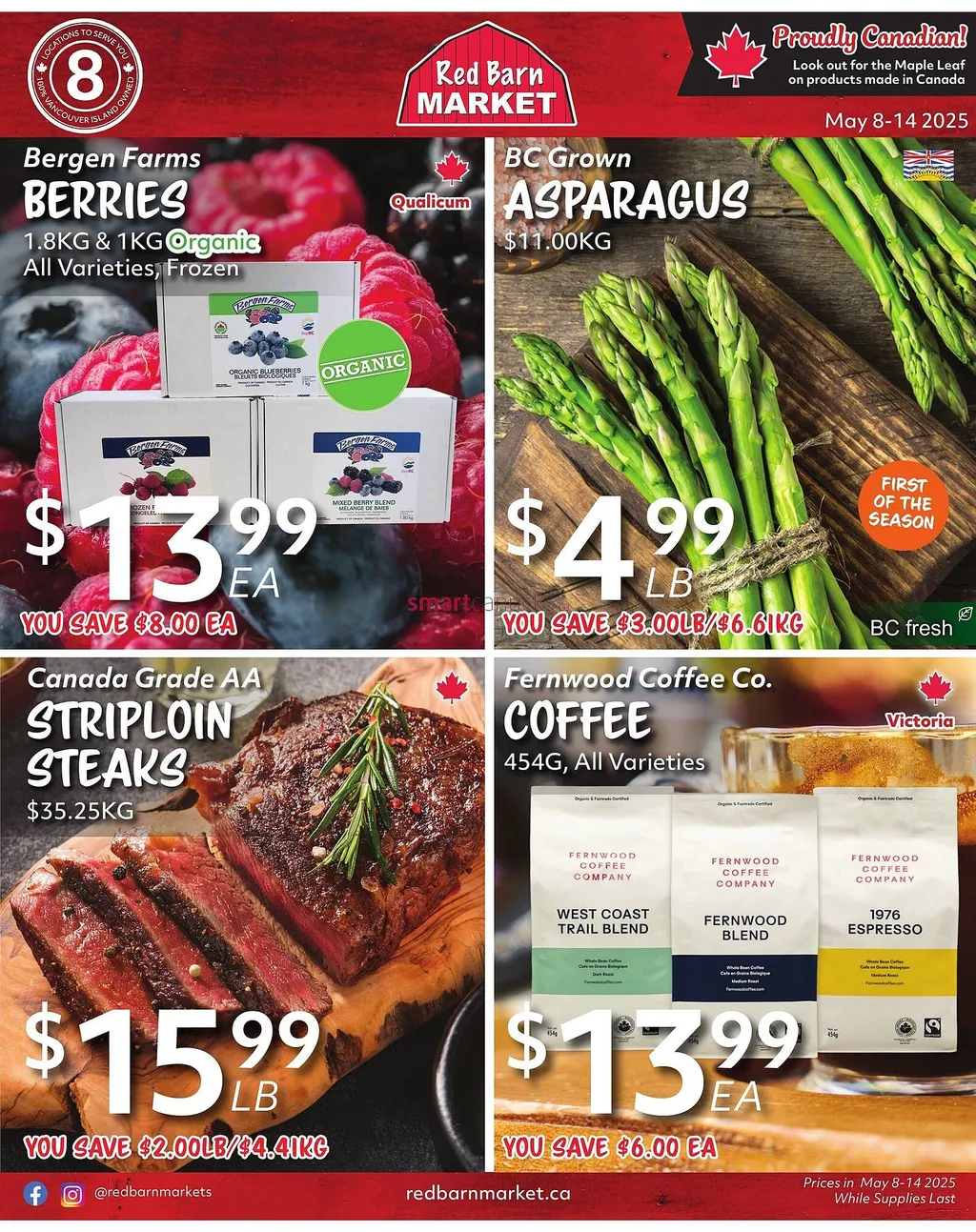 Red Barn Market flyer
