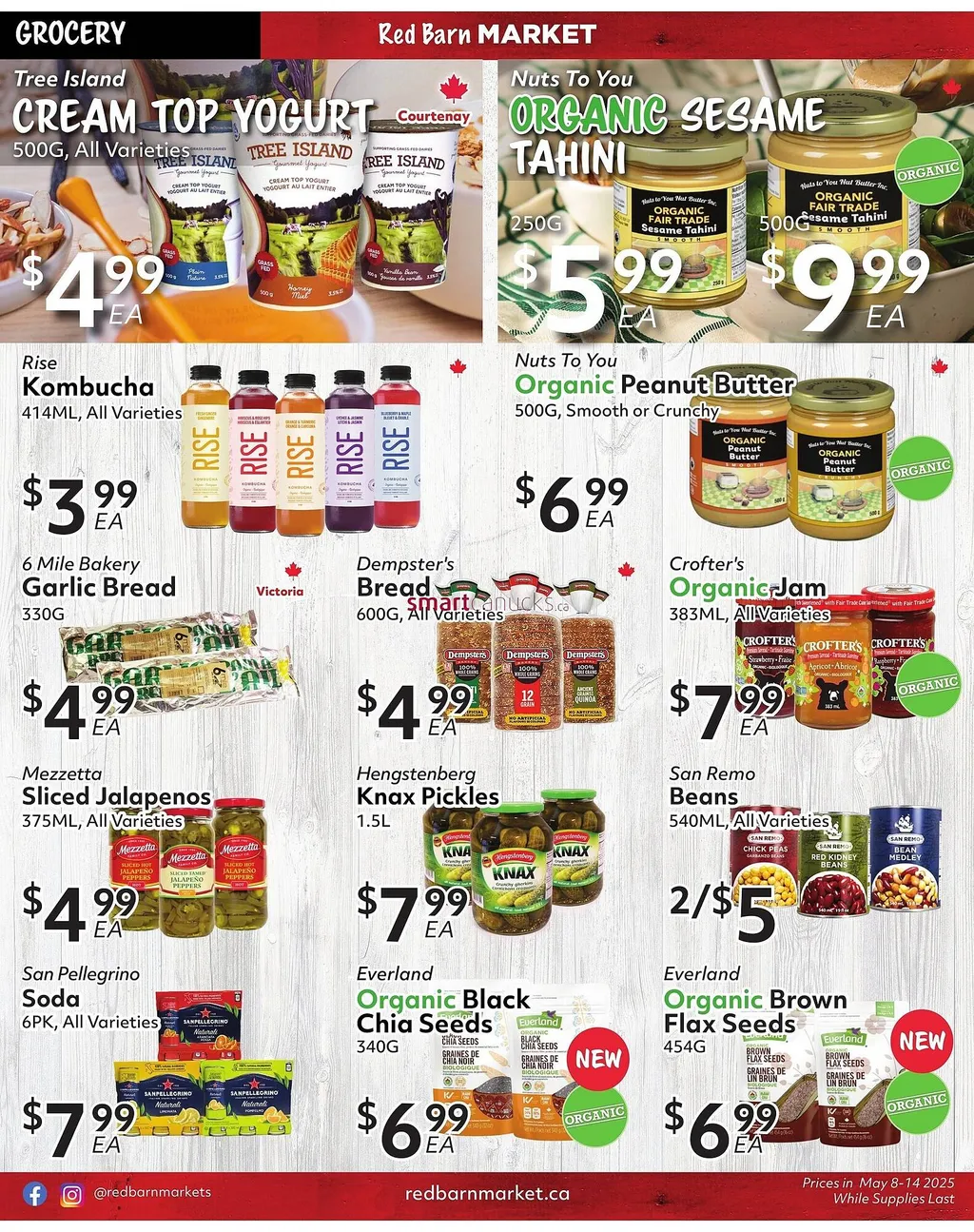 Red Barn Market flyer