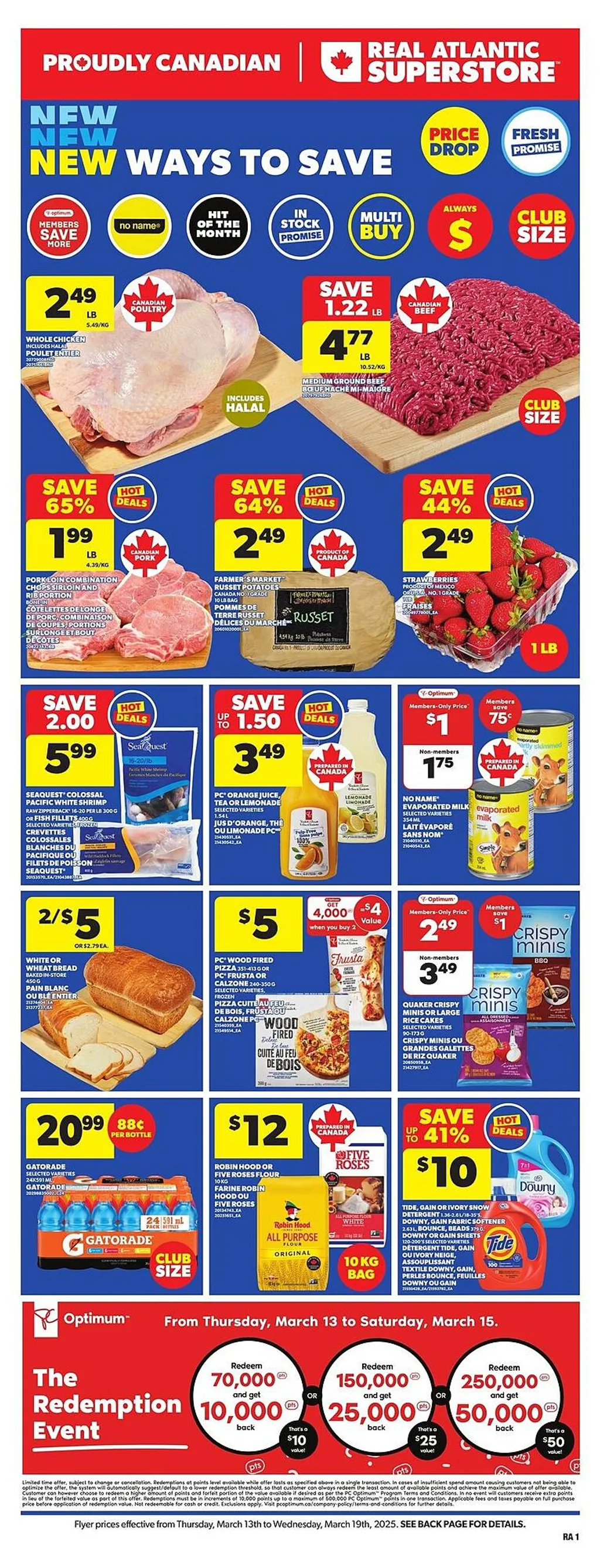 Real Canadian Superstore flyer from Mar 13, 2025