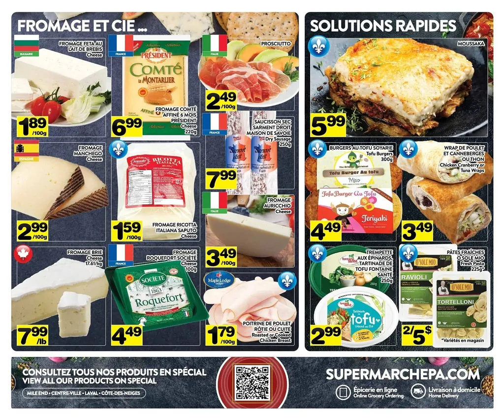 Supermarché PA flyer