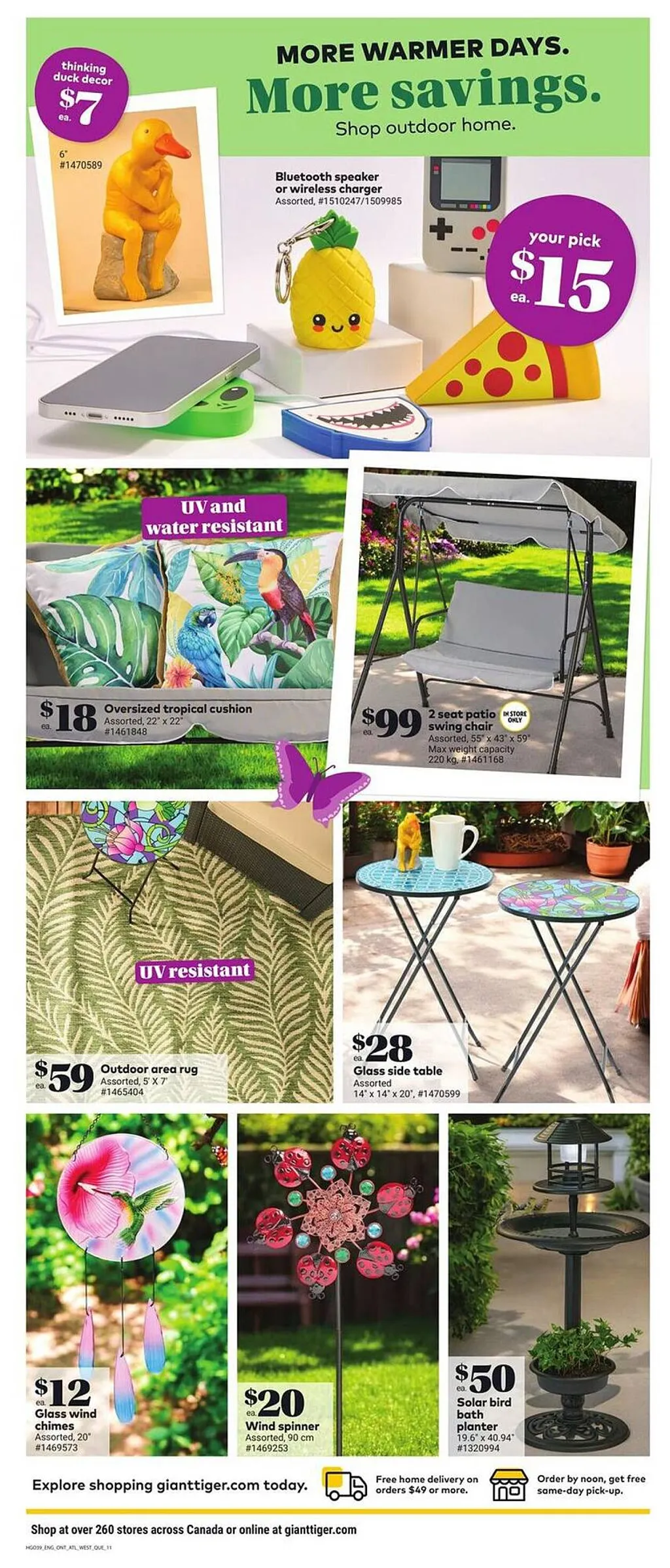 Giant Tiger on flyer