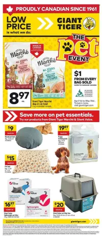 Giant Tiger weekly on flyer 