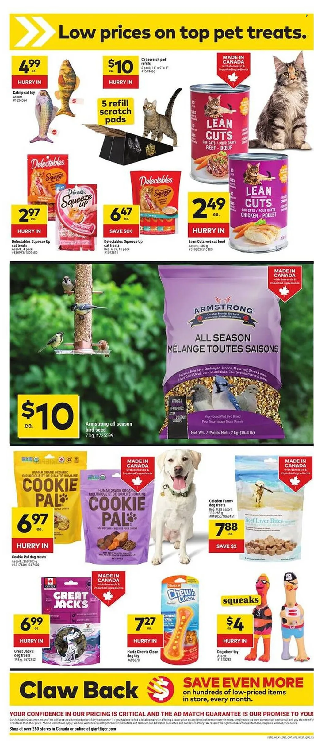Giant Tiger weekly on flyer 