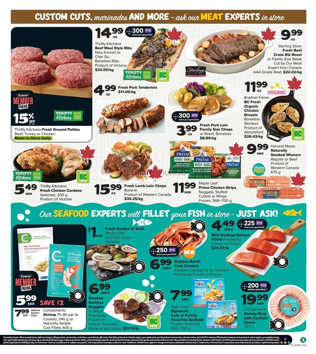 Thrifty Foods flyer