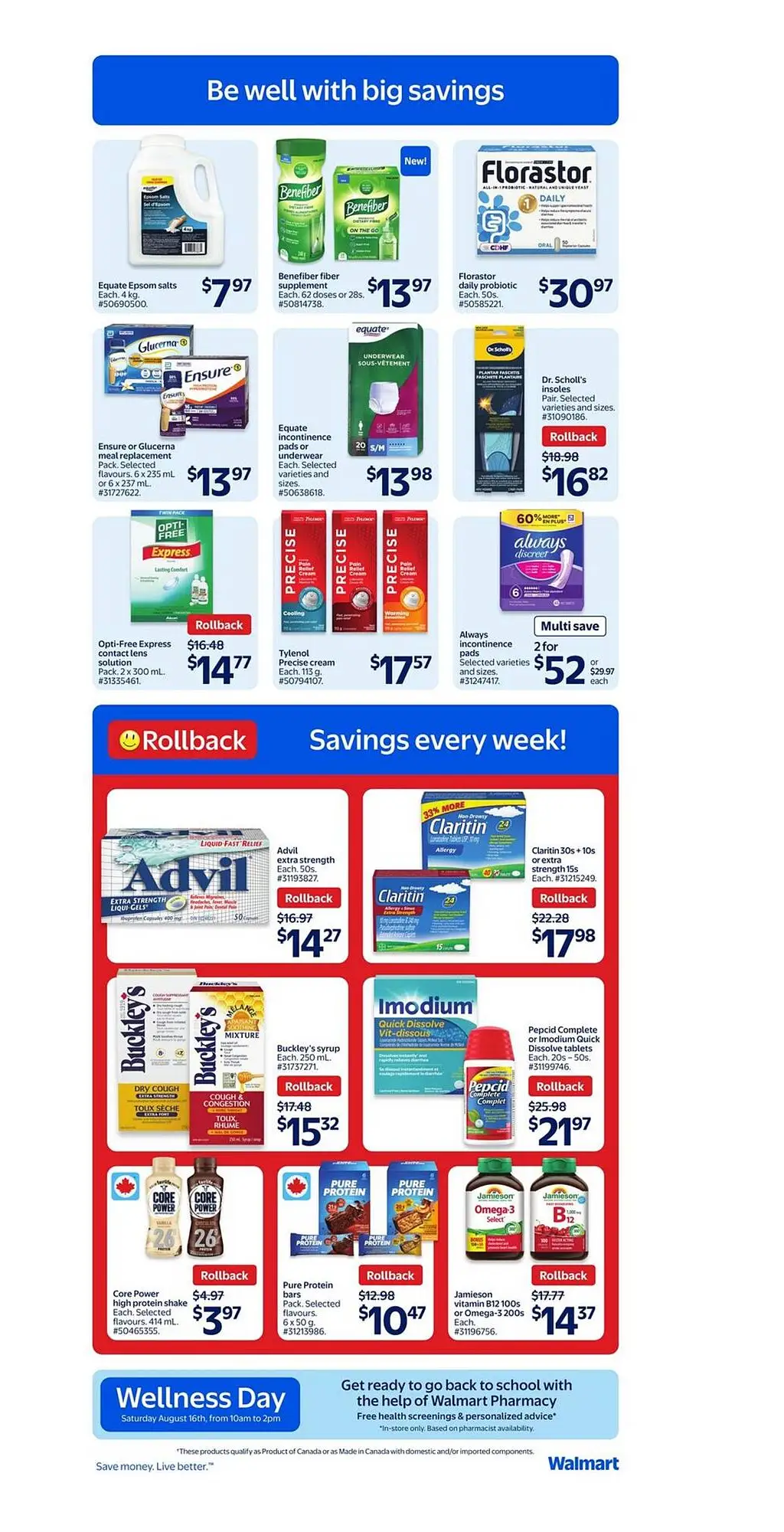 Walmart Flyer - Page 1