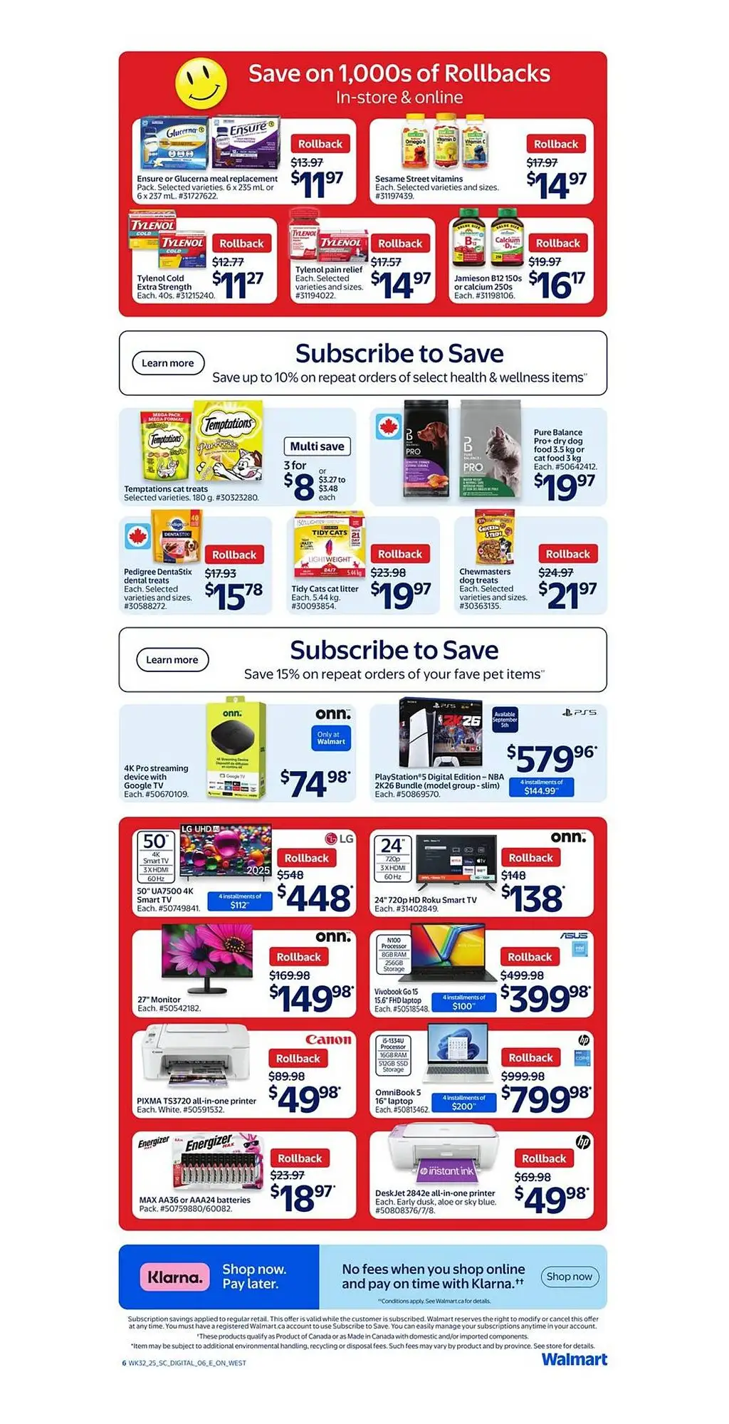 Walmart Weekly Flyer - Page 1