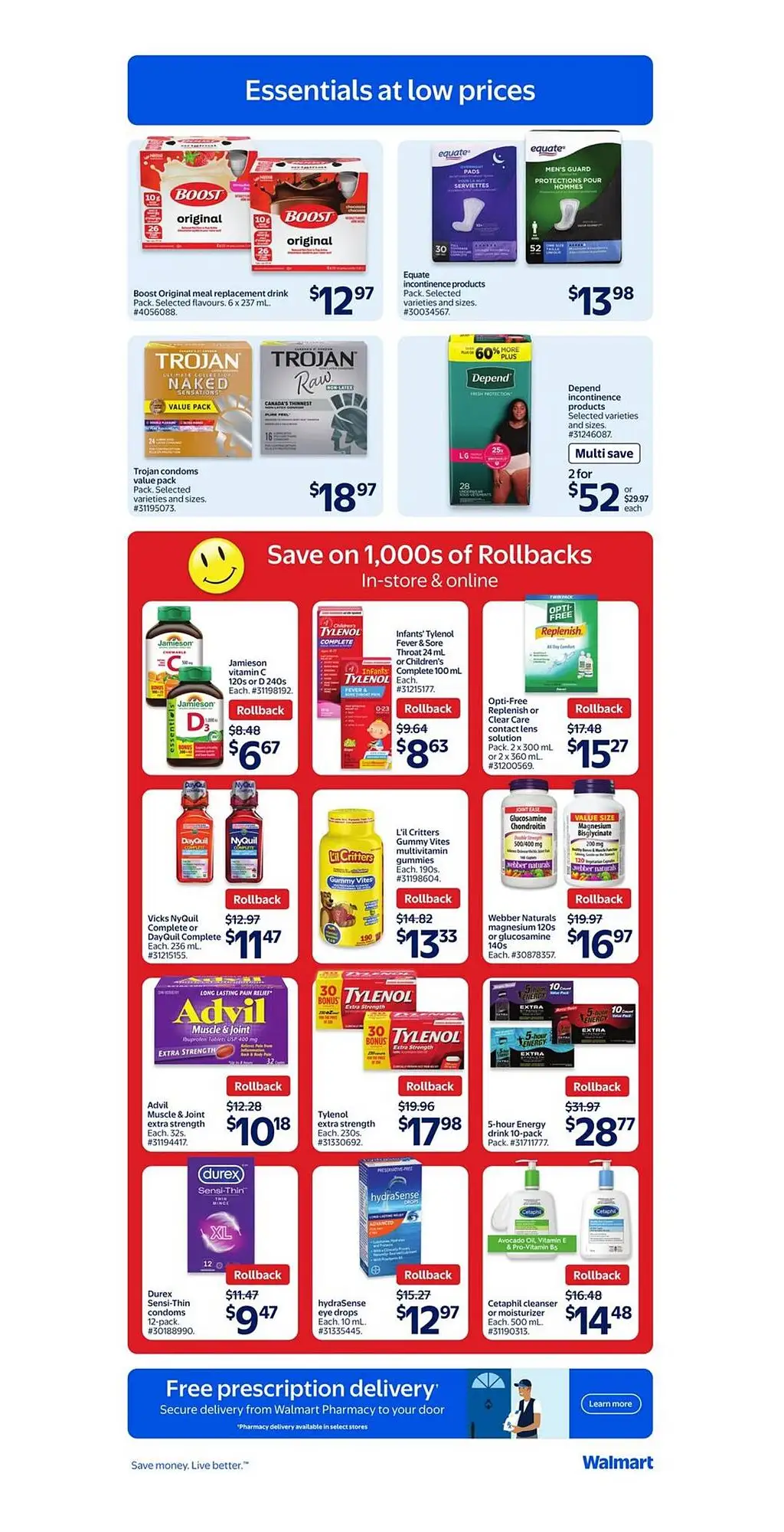 Walmart Weekly Flyer - Page 1