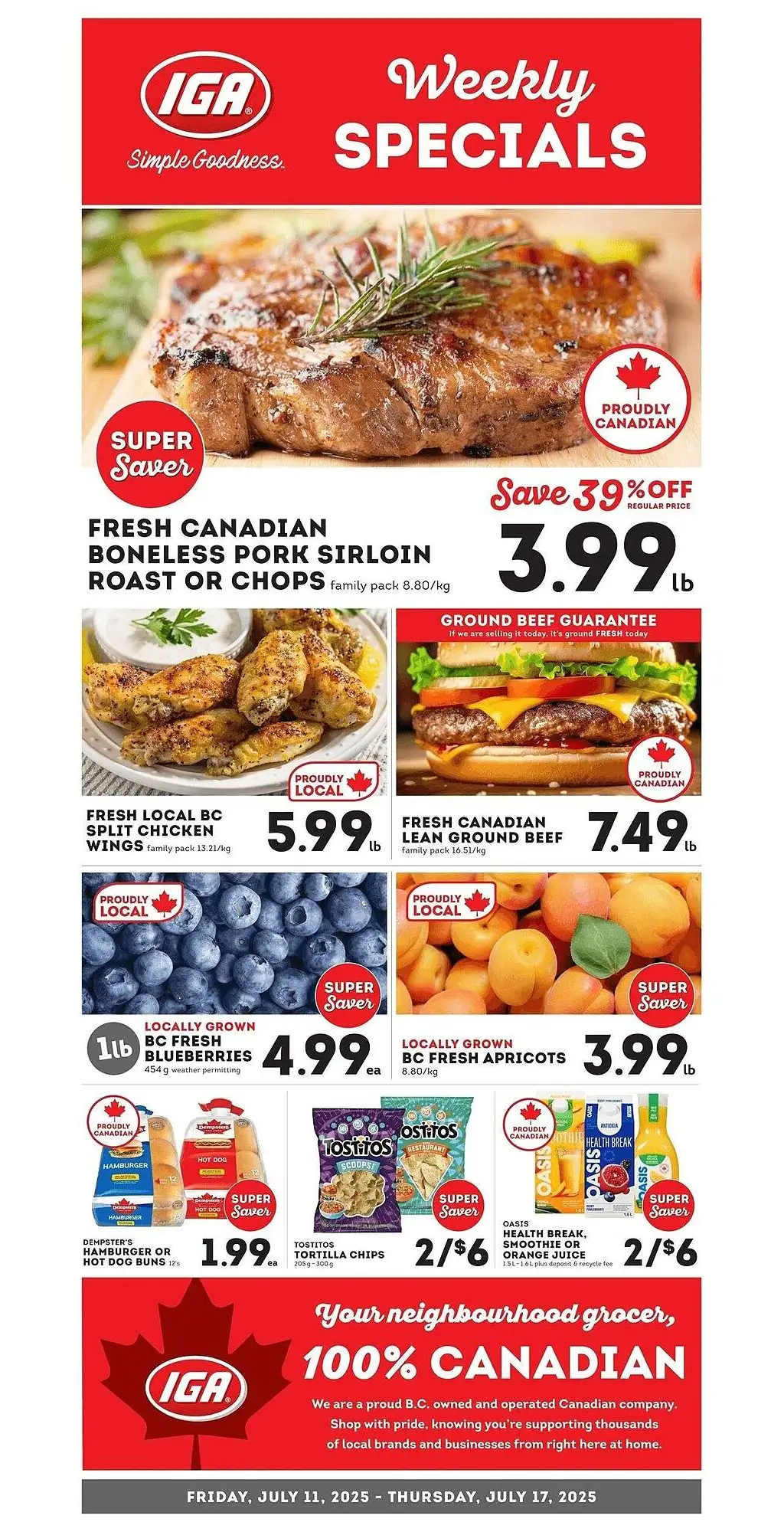 IGA Weekly Flyer - Page 1
