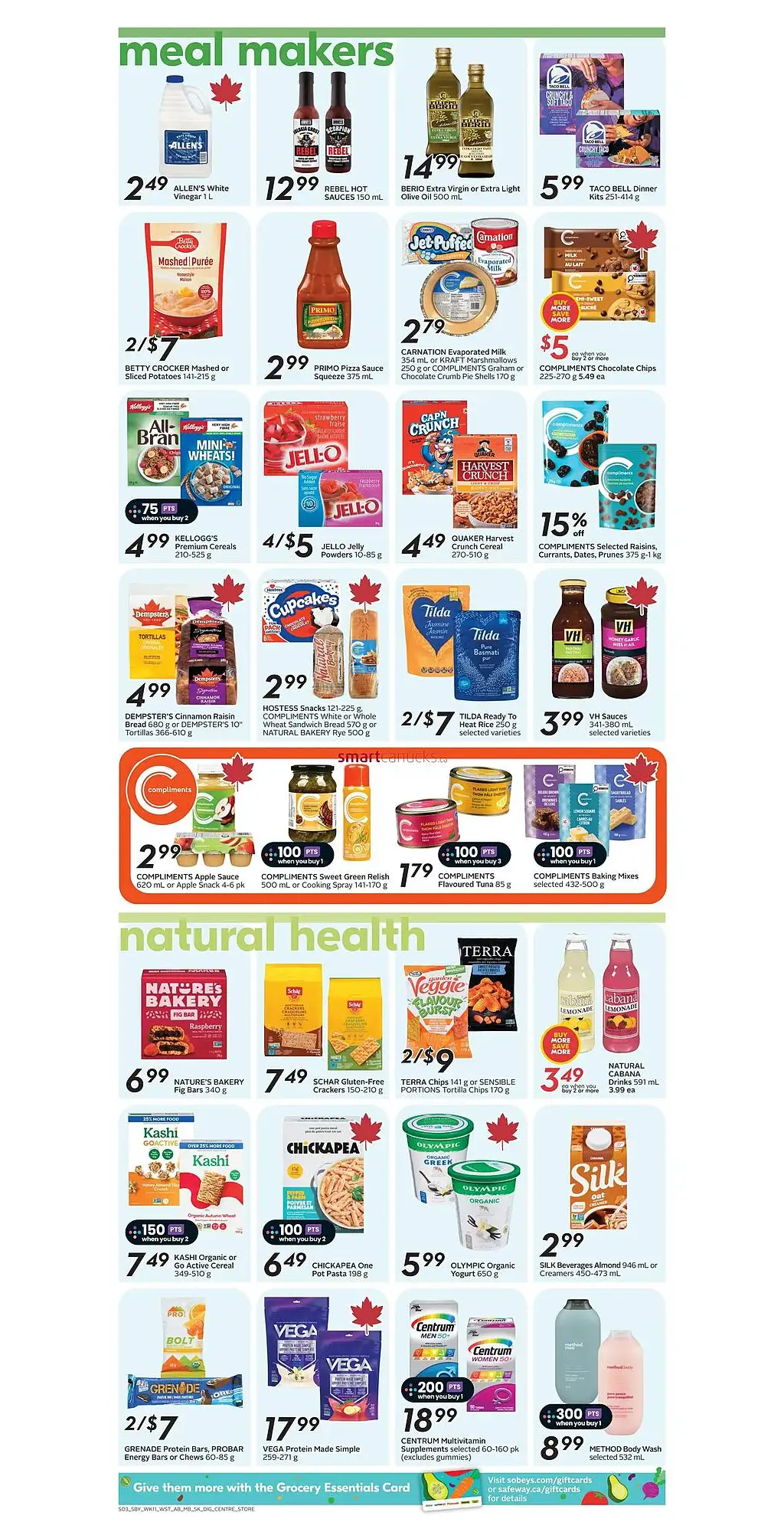 Safeway Flyer - Page 1