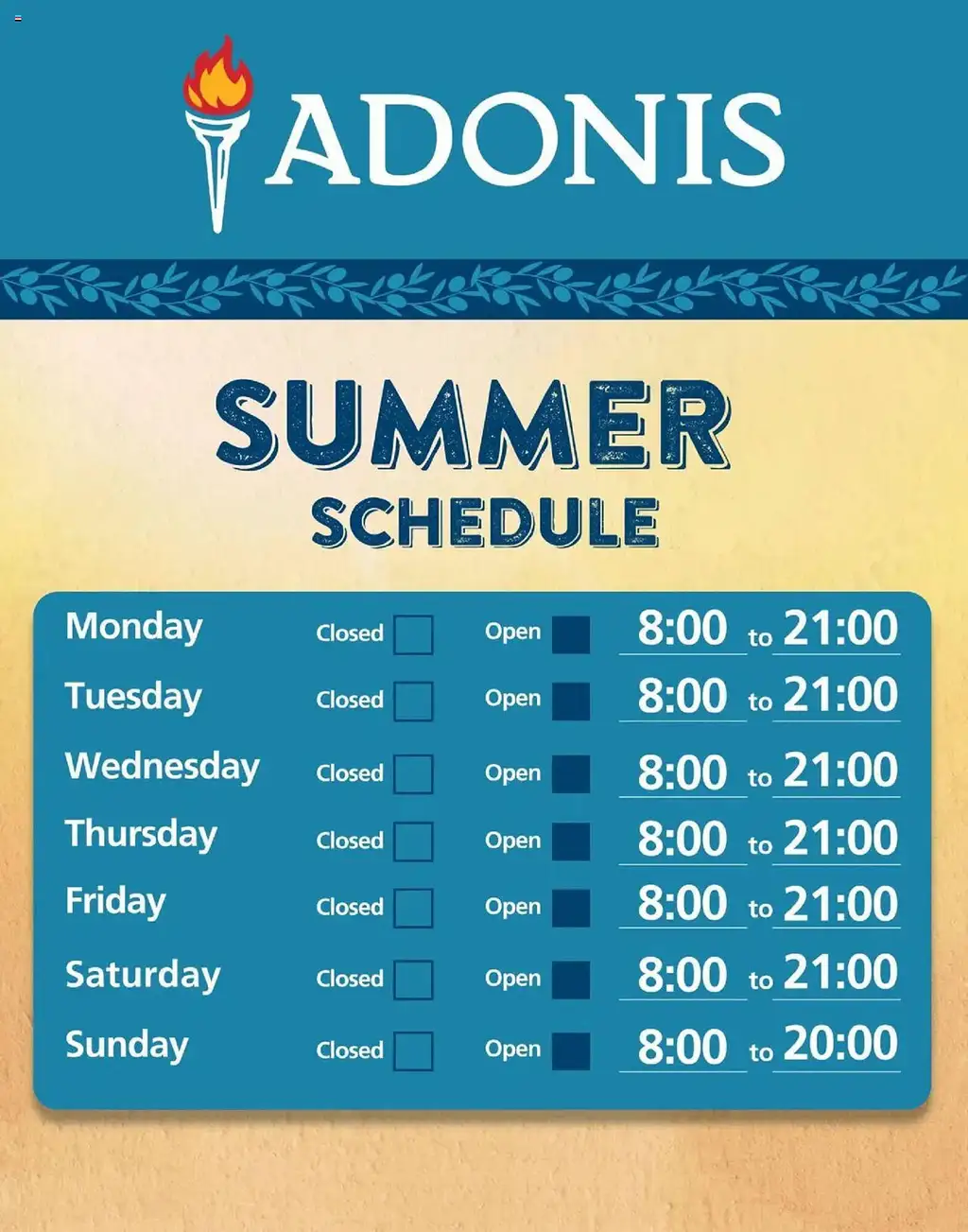 Marché Adonis Weekly Flyer - Page 1