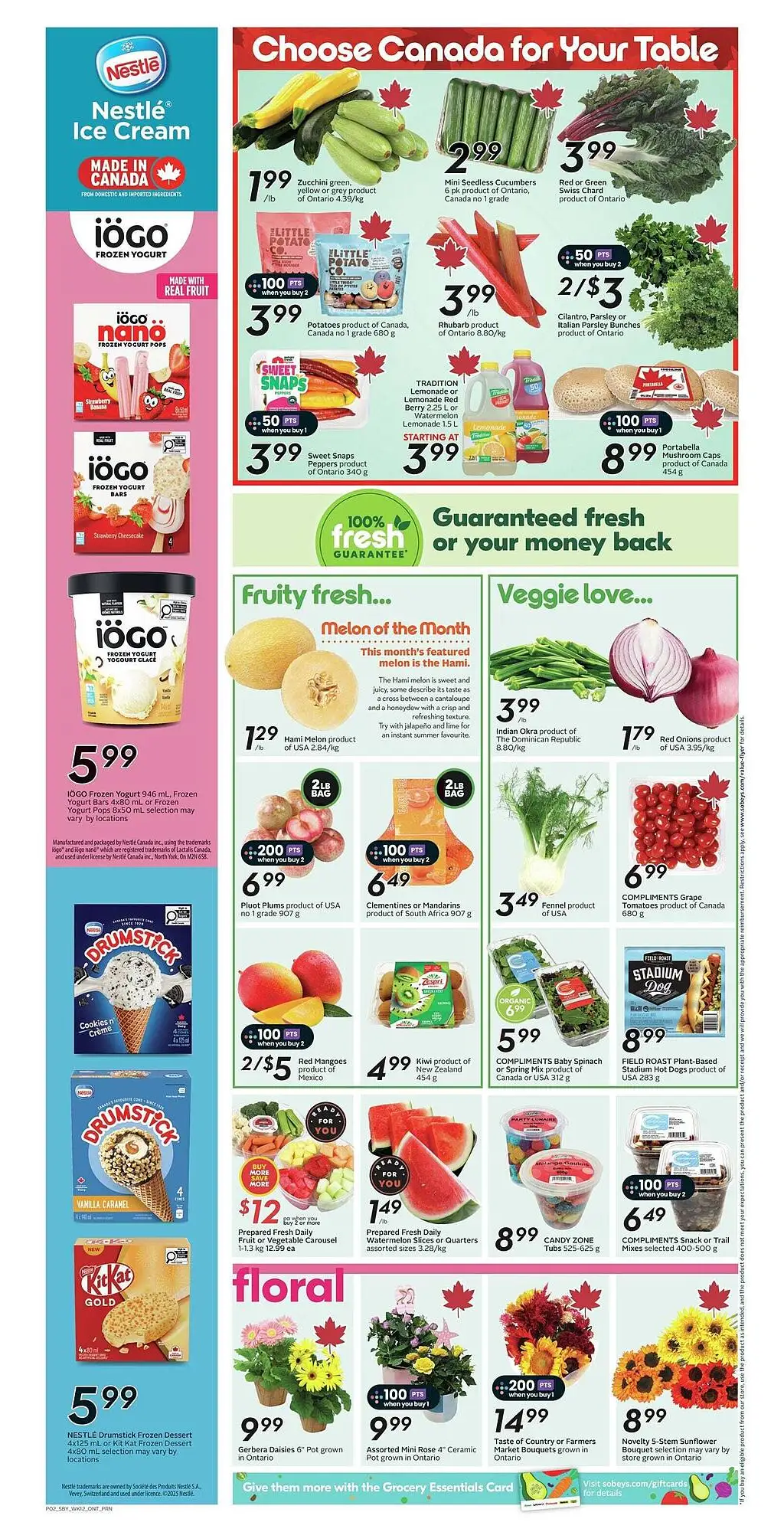 Sobeys Weekly Flyer - Page 1