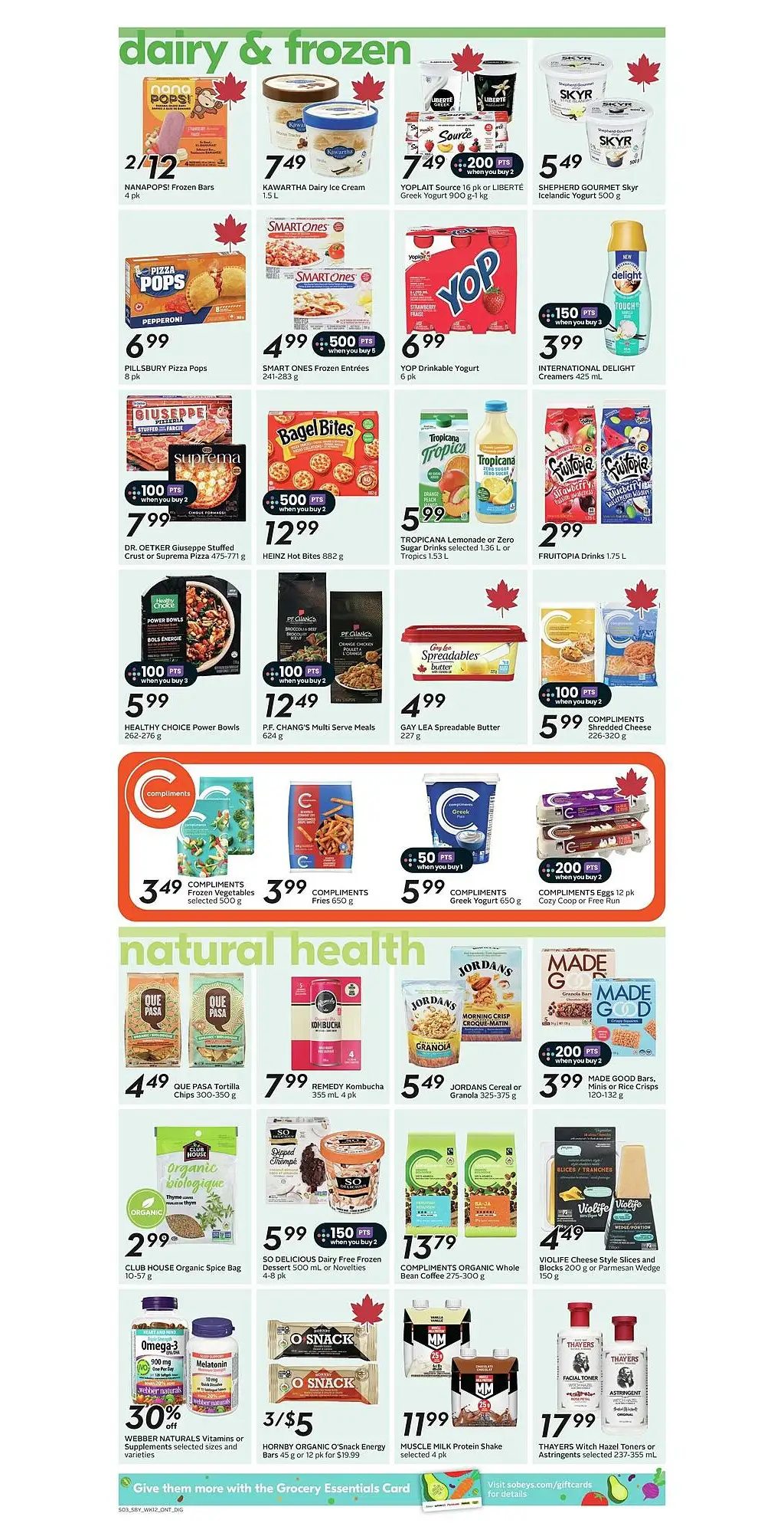 Sobeys Weekly Flyer - Page 1