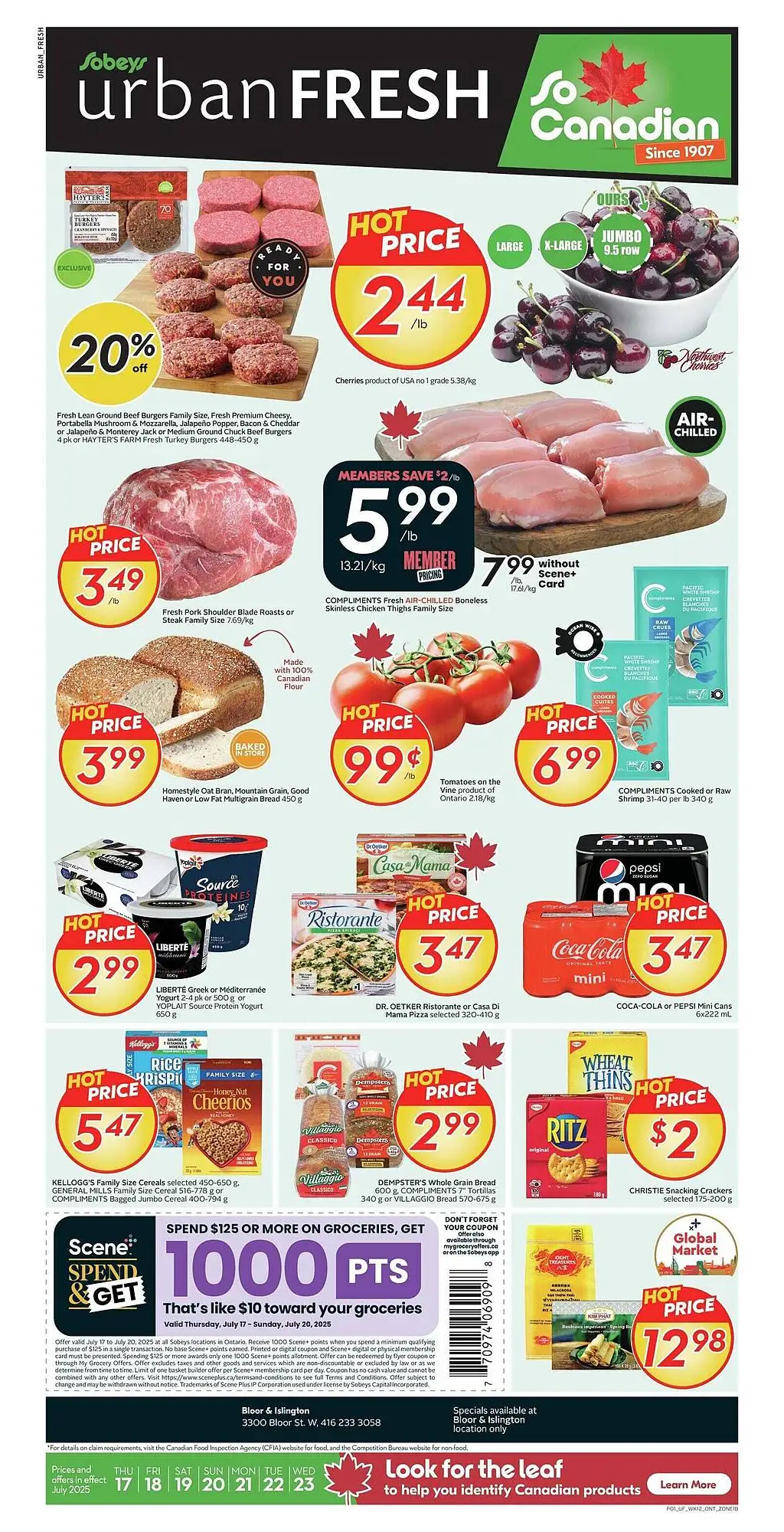 Sobeys Urban Fresh Flyer - Page 1
