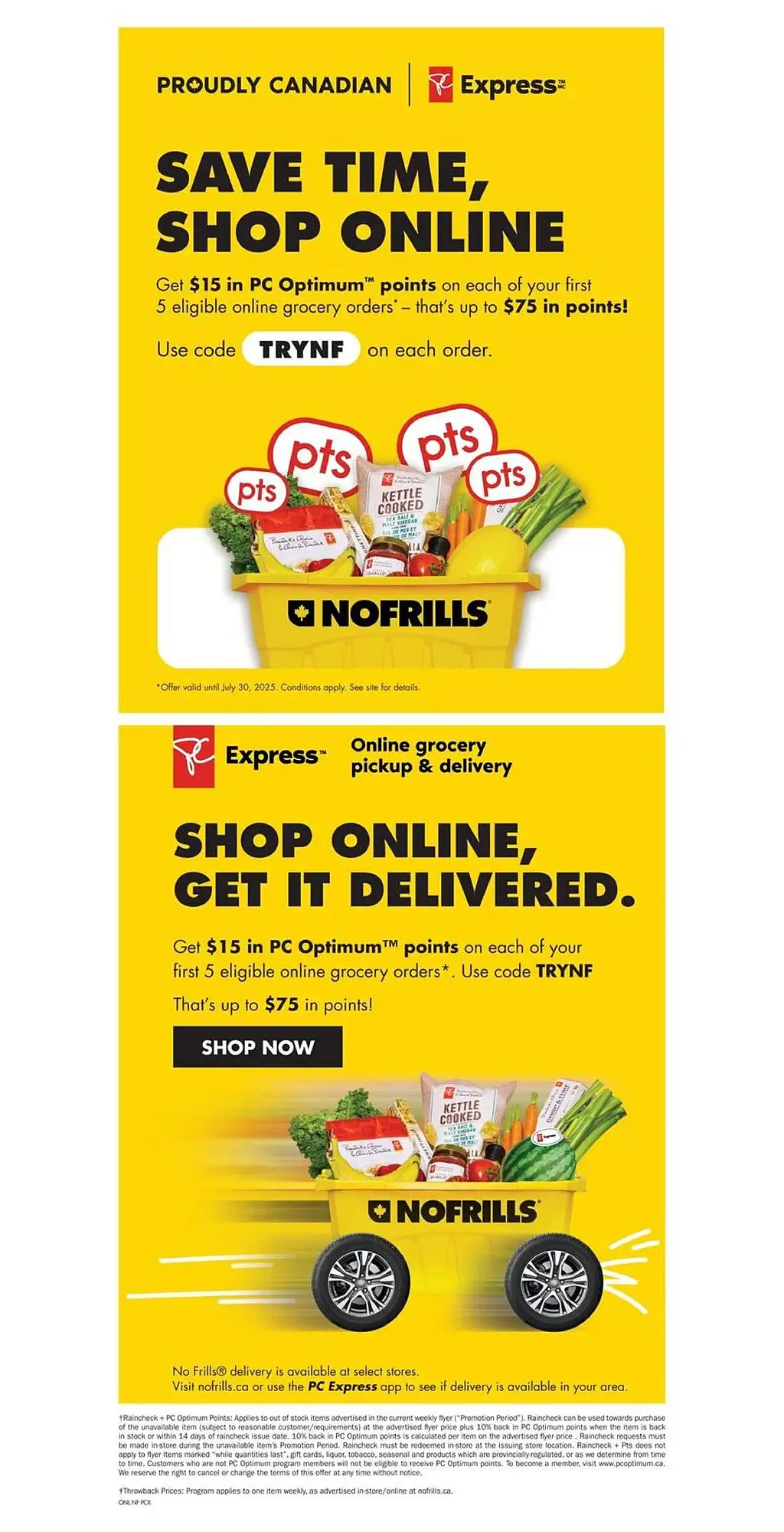 No Frills Weekly Flyer - Page 1