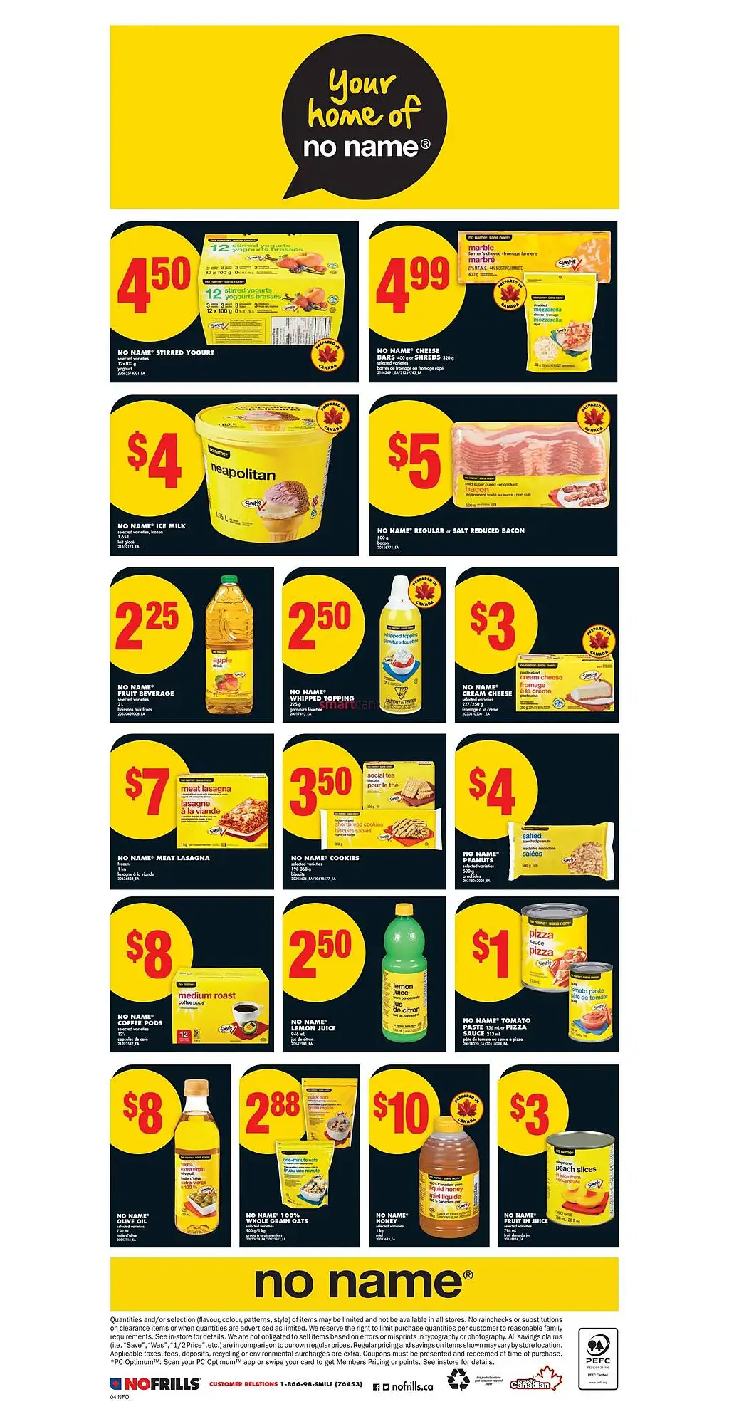 No Frills Flyer - Page 1