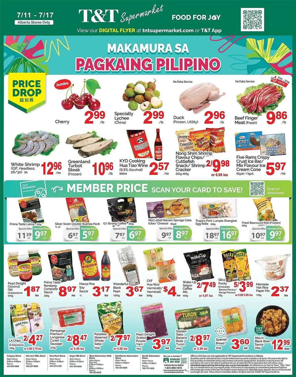 T - T Supermarket Weekly Flyer - Page 1